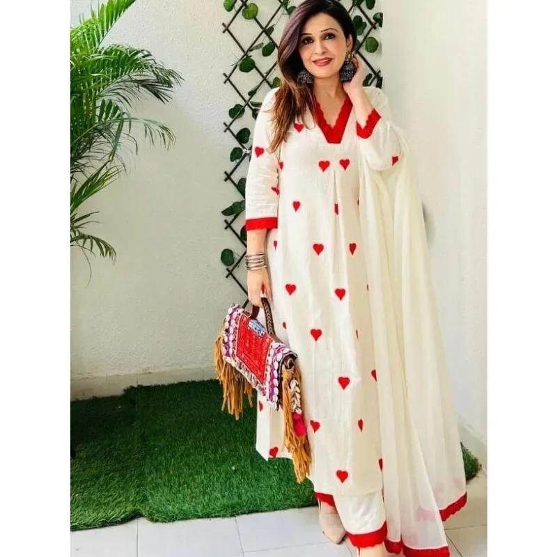 ε  Kurti Palazzo Dupatta  ̳ Ʈ ȭƮ, Salwar Kameez